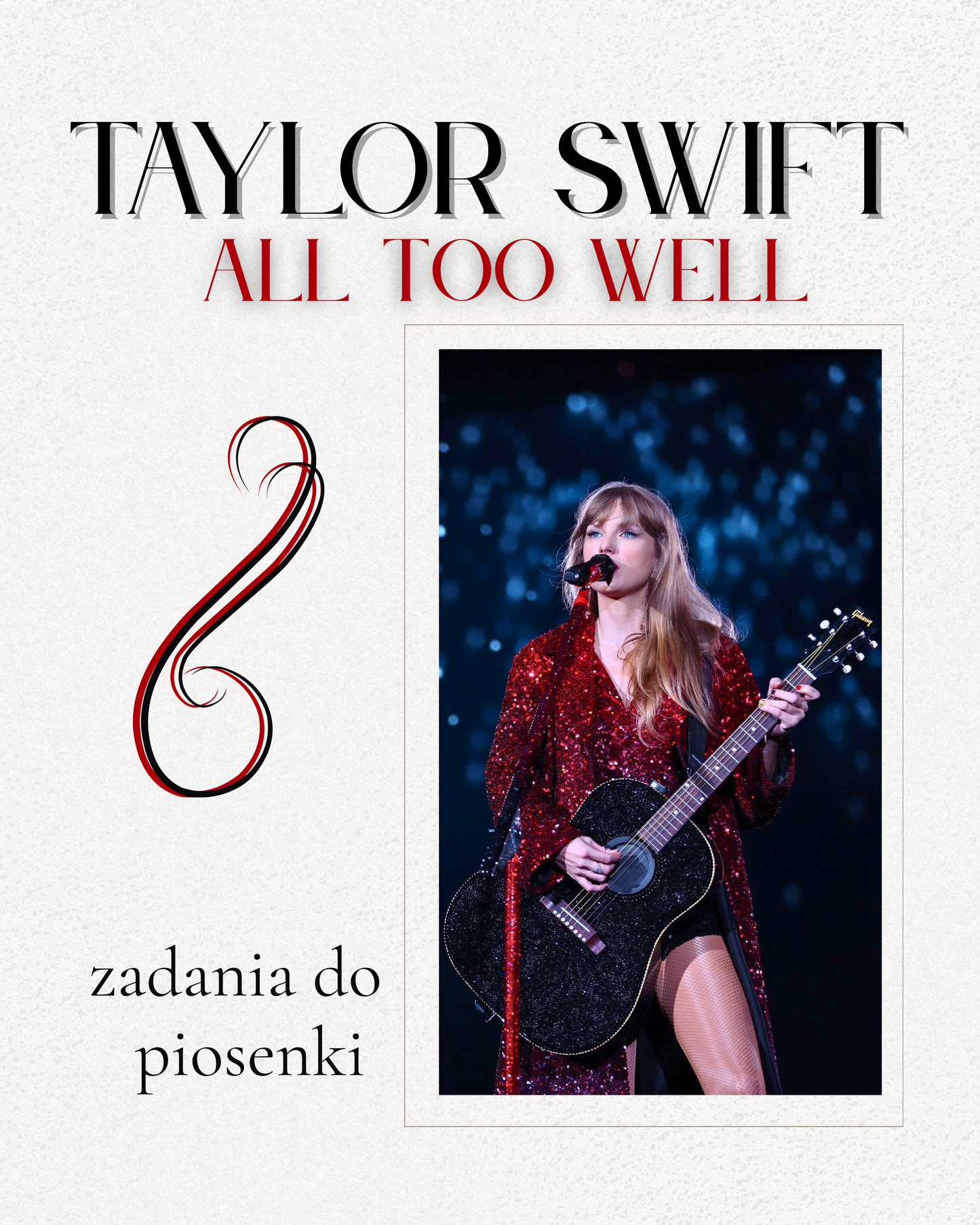 Zadania do nauki angielskiego z piosenki Taylor Swift (poziom B1)