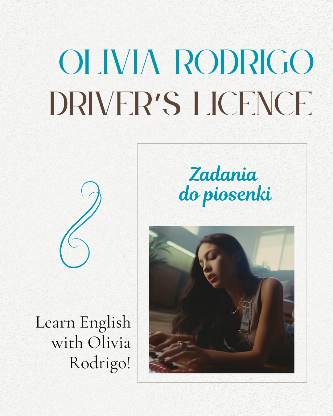 Zestaw ćwiczeń do piosenki Olivii Rodrigo „Driver’s Licence”