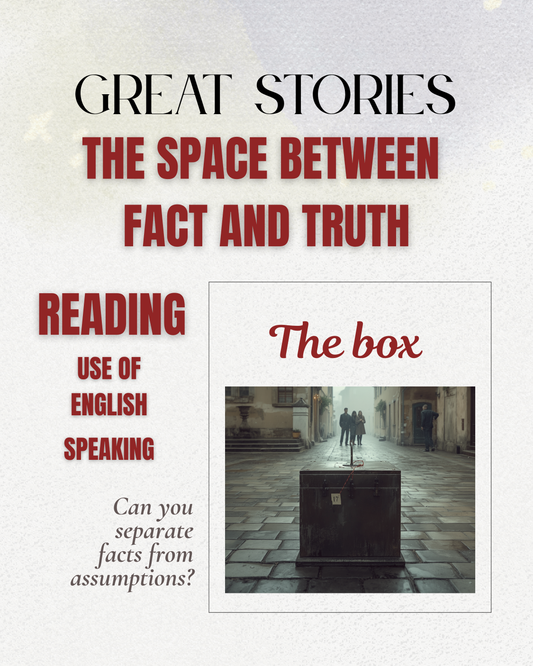 GREAT STORIES: The Box - czytanie ze zrozumieniem, które wciąga jak serial