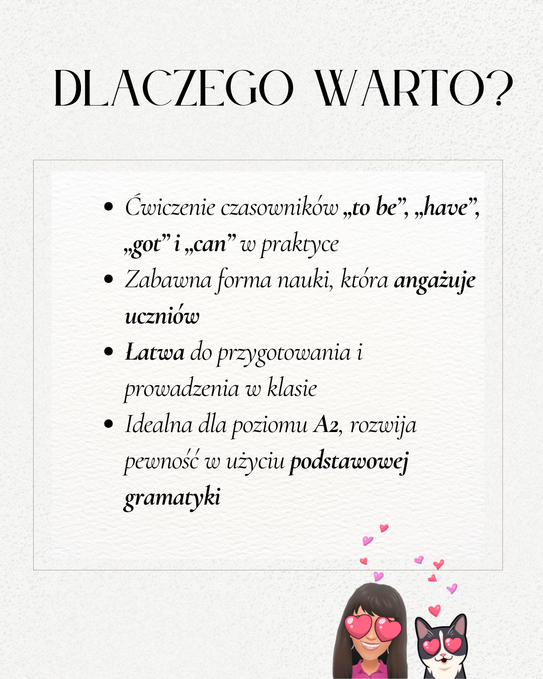 Trivia: To Be, Can, Have Got – Gra językowa dla uczniów A2