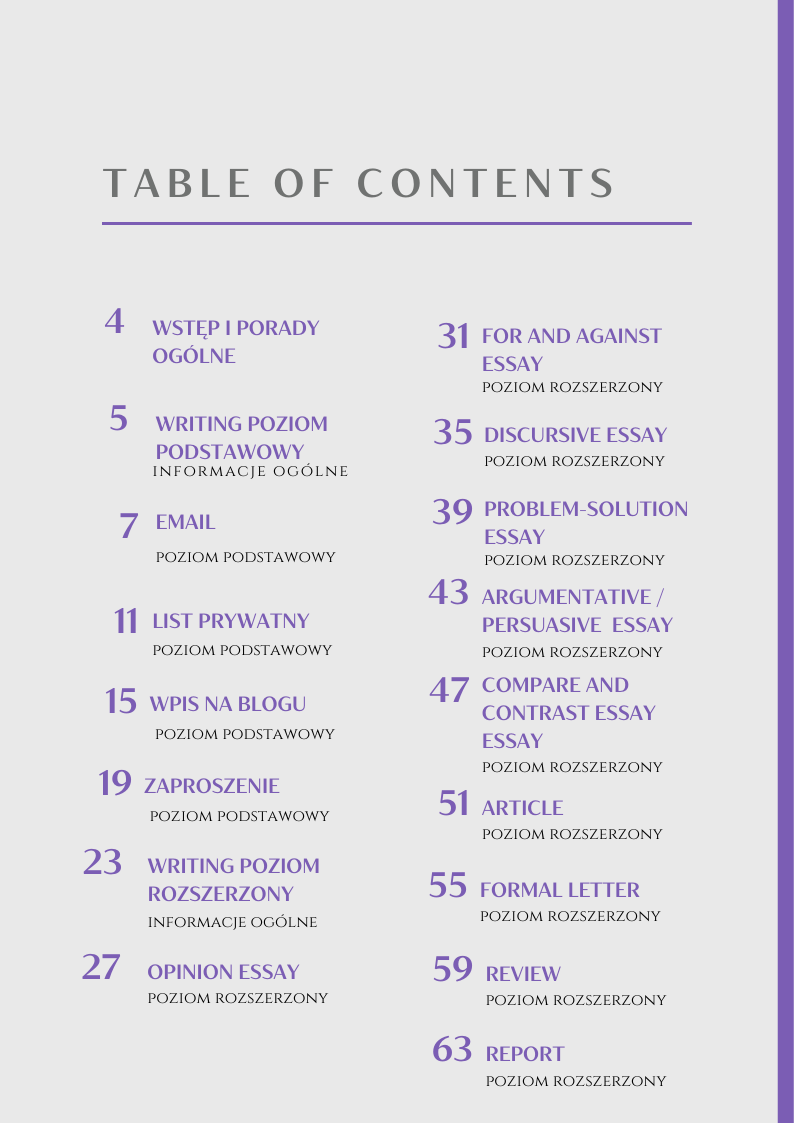 MATURA z ANGIELSKIEGO: Kompletny Poradnik Writingu [PDF]