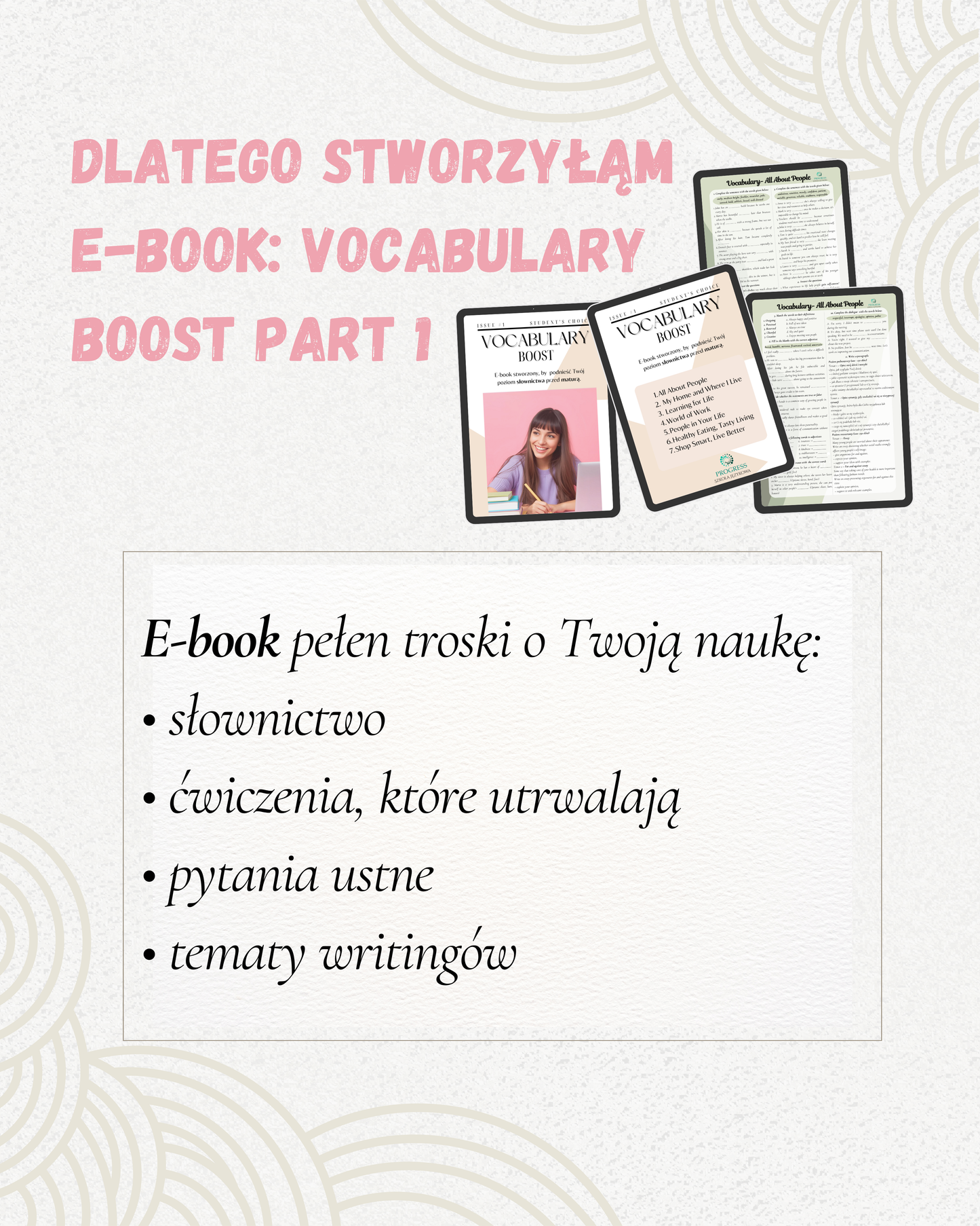 Vocabulary Boost — kompleksowy e-book dla ambitnych uczniów i nauczycieli